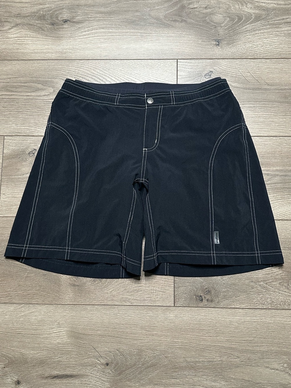 SheBeest Padded Breezer Cycling Boardshort‎ With Liner Bike Shorts Black Large